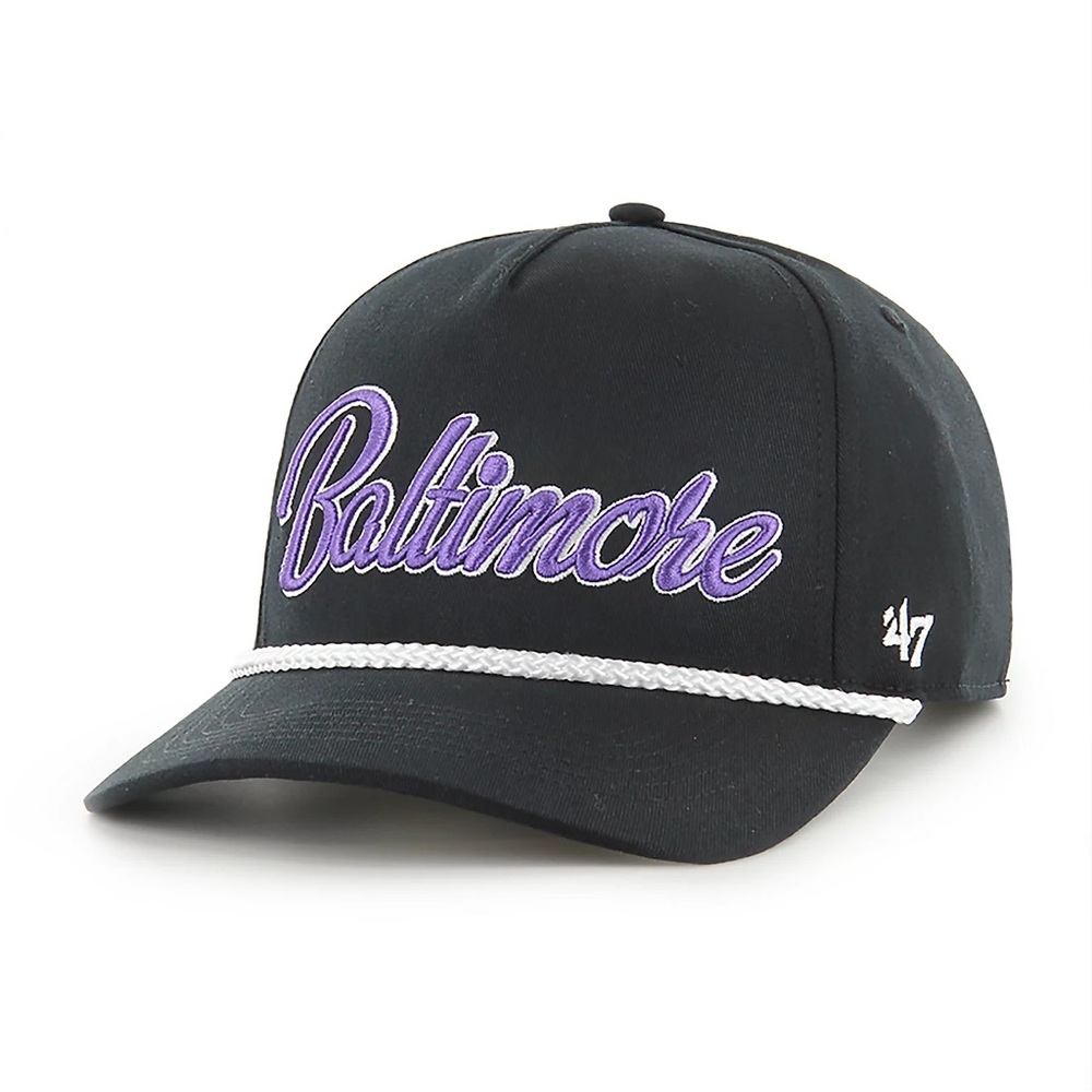 NWT ‘47 MLB Baltimore Ravens Overhand Hitch Cap - Adult OSFM